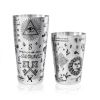Бостонский шейкер Kenko Alchemy, 750 мл, D90 мм, H270 мм, хромированная сталь, Lumian