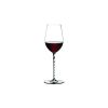Бокал для вина Riesling/Zinfandel, 395 мл, черный/прозрачный, хрусталь, серия Fatto a Mano, Riedel