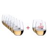 Набор стаканов O Wine Tumbler Pay 6 Get 8 Value Gift Pack Viognier / Chardonnay, 8 шт., 320 мл, 5414/85, Riedel