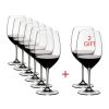 Набор бокалов Vinum Pay 6 Get 8 Value Gift Pack Cabernet Sauvignon / Merlot (Bordeaux), 8 шт., 610 мл, 7416/0, Riedel