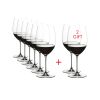 Набор бокалов Riedel Veritas Cabernet / Merlot Pay 6 Get 8, 8 шт., 7449/0, Riedel