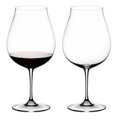 Набор из 2-х хрустальных бокалов для красного вина New World Pinot Noir 6416/16, 800 мл, прозрачный, серия Vinum, Riedel
