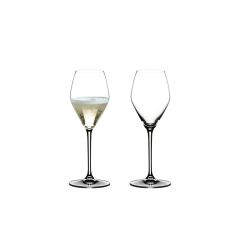 Набор из 2-х хрустальных бокалов для шампанского Champagne Glass 6409/85, 305 мл, прозрачный, серия Heart to Heart, Riedel