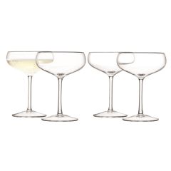 Набор из 4 бокалов для шампанского Wine 215 мл, LSA International