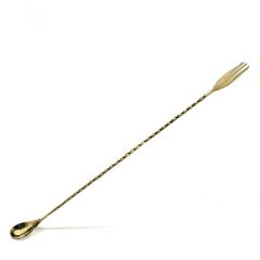 Ложка барная Trident, L40 мм, нержавеющая сталь, цвет бронзовый, Lumian