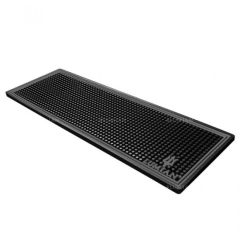 Мат барный, L600 мм, W200 мм, резина, черный, Lumian