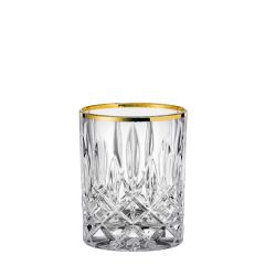 Набор низких стаканов для виски Noblesse GOLD, 295 мл, 2 шт, бессвинцовый хрусталь, золото 24к, Nachtmann