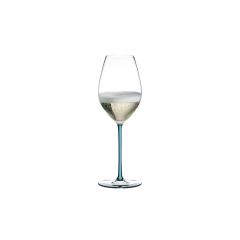 Бокал для шампанского Champagne 4900/28T, 459 мл, бирюзовая ножка, серия Fatto a Mano, Riedel