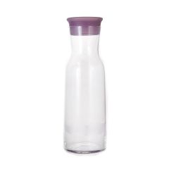 Графин с фиолетовой крышкой 1,1 л, хрустальное стекло, серия Aquaria, Bormioli Rocco