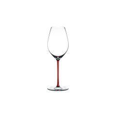 Бокал для шампанского Champagne, 445 мл, прозрачный/красный, хрусталь, серия Fatto a Mano, Riedel