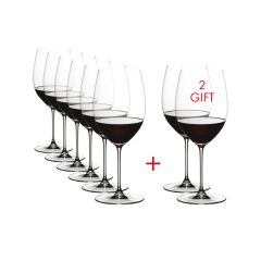 Набор бокалов Riedel Veritas Cabernet / Merlot Pay 6 Get 8, 8 шт., 7449/0, Riedel