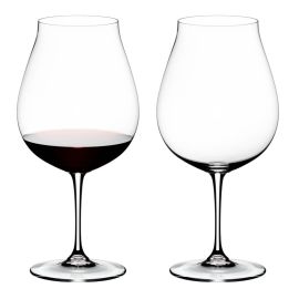 Набор из 2-х хрустальных бокалов для красного вина New World Pinot Noir 6416/16, 800 мл, прозрачный, серия Vinum, Riedel