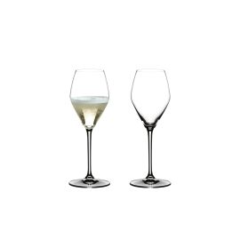 Набор из 2-х хрустальных бокалов для шампанского Champagne Glass 6409/85, 305 мл, прозрачный, серия Heart to Heart, Riedel