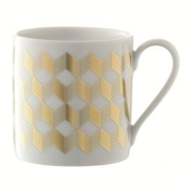 Чашка Signature Chevron 0,34 л, золото, LSA International