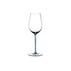 Бокал для вина Riesling/Zinfandel, 395 мл, прозрачный/бирюзовый, хрусталь, серия Fatto a Mano, Riedel