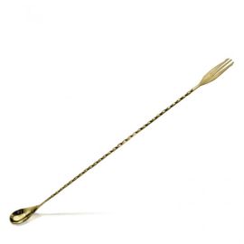Ложка барная Trident, L40 мм, нержавеющая сталь, цвет бронзовый, Lumian