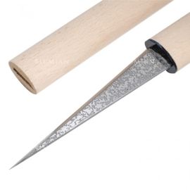 Нож для колки льда Hanzo Ice Katana, D50, H90 мм, нержавеющая сталь, бук, Lumian
