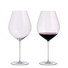 Набор бокалов для Bordeaux, 890 мл, 2 шт, D116 mm, H258 mm, хрустальное стекло, ручная работа, BALANCE, Halimba