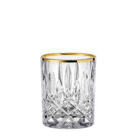 Набор низких стаканов для виски Noblesse GOLD, 295 мл, 2 шт, бессвинцовый хрусталь, золото 24к, Nachtmann