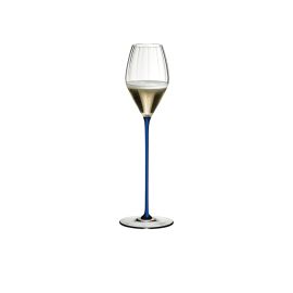 Бокал для шампанского High Performance Champagne Glass 4994/28D, темно-синяя ножка, 375 мл, Riedel