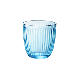 Набор голубых стаканов Line Lively Blue, 6 шт, 290 мл, D85 мм, H85 мм, хрустальное стекло, Bormioli Rocco