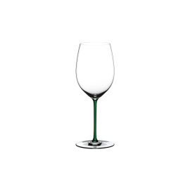 Бокал для красного вина Cabernet, 625 мл, прозрачный/зеленый, хрусталь, серия Fatto a Mano, Riedel