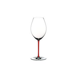 Бокал для красного вина Old World Syrah, 650 мл, прозрачный/красный, хрусталь, серия Fatto a Mano, Riedel