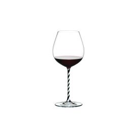 Бокал для красного вина Old World Pinot Noir, 705 мл, прозрачный/черный, хрусталь, серия Fatto a Mano, Riedel