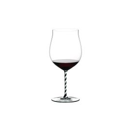 Бокал для красного вина Burgundy Grand Cru, 1050 мл, черный/прозрачный, хрусталь, серия Fatto a Mano, Riedel