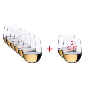 Набор стаканов O Wine Tumbler Pay 6 Get 8 Value Gift Pack Viognier / Chardonnay, 8 шт., 320 мл, 5414/85, Riedel