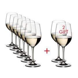 Набор бокалов Vinum Pay 6 Get 8 Value Gift Pack Viognier / Chardonnay / Verdejo, 8 шт., 350 мл, 7416/05, Riedel