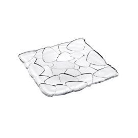 Тарелка Petals Plate square 28 cm, хрусталь, Nachtmann
