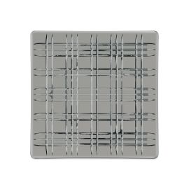 Блюдо SQUARE, квадратное, размер: 28 см, материал: хрусталь, цвет: серый, 101451, NACHTMANN, Германия