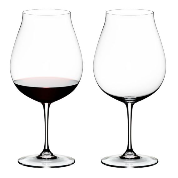 Набор из 2-х хрустальных бокалов для красного вина New World Pinot Noir 6416/16, 800 мл, прозрачный, серия Vinum, Riedel
