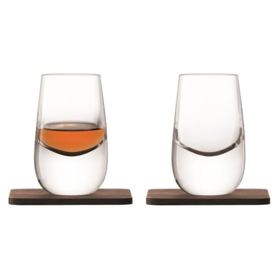 Набор из 2 шотов на подставках Whisky 80 мл, LSA International