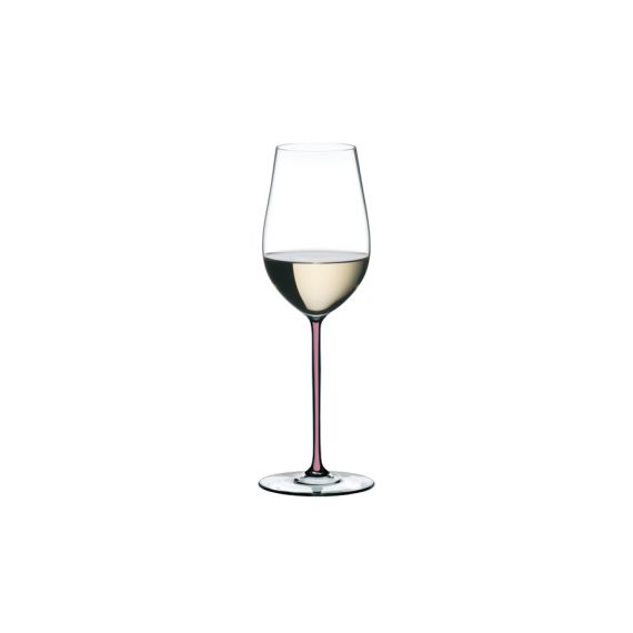 Бокал для вина Riesling/Zinfandel, 395 мл, прозрачный/сиреневый, хрусталь, серия Fatto a Mano, Riedel