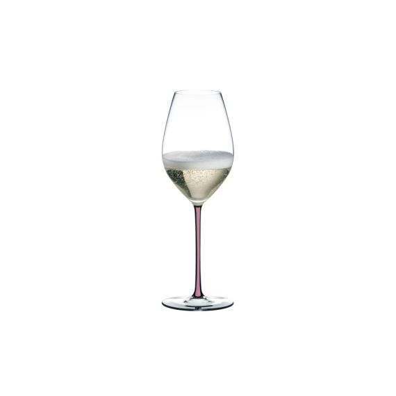 Бокал для шампанского Champagne, 445 мл, прозрачный/сиреневый, хрусталь, серия Fatto a Mano, Riedel