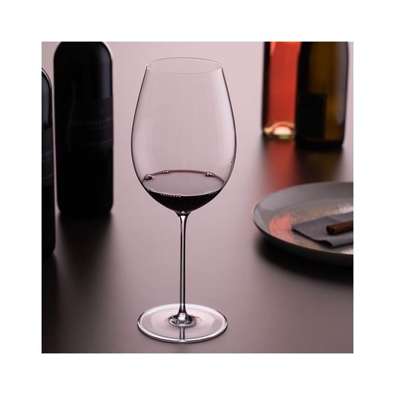 Набор бокалов для Bordeaux / Cabernet Merlot  775 мл, 2 шт, D104 mm, H270 mm, хрустальное стекло, ручная работа, ELEGANCE, Halimba, изображение 3