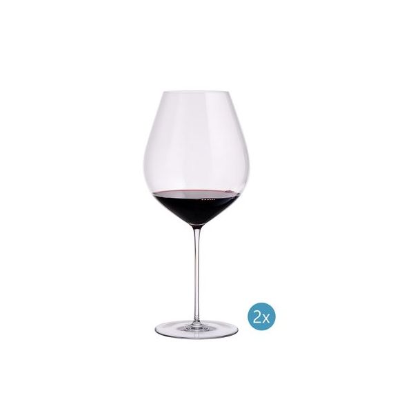 Набор бокалов для Bordeaux, 890 мл, 2 шт, D116 mm, H258 mm, хрустальное стекло, ручная работа, BALANCE, Halimba, изображение 2