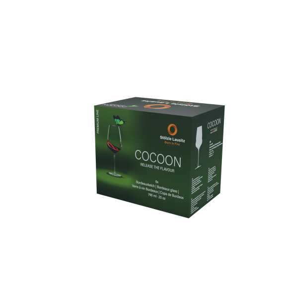 Набор из 6-ти бокалов для Бордо серия Cocoon 746 мл, D105 мм, H259 мм, Stolzle, изображение 5
