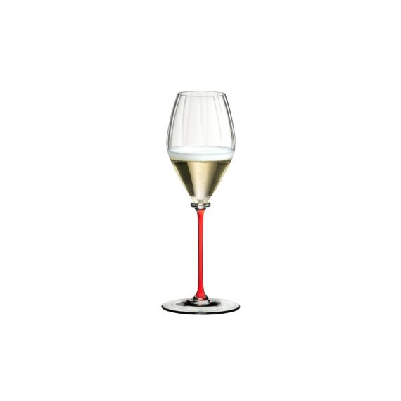 Бокал для шампанского Champagne 4884/28R, 375 мл, красная ножка, серия Fatto a Mano, Riedel