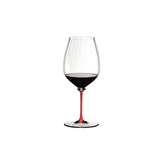 Бокал для красного вина Cabernet 4884/0R, 834 мл, красная ножка, серия Fatto a Mano, Riedel