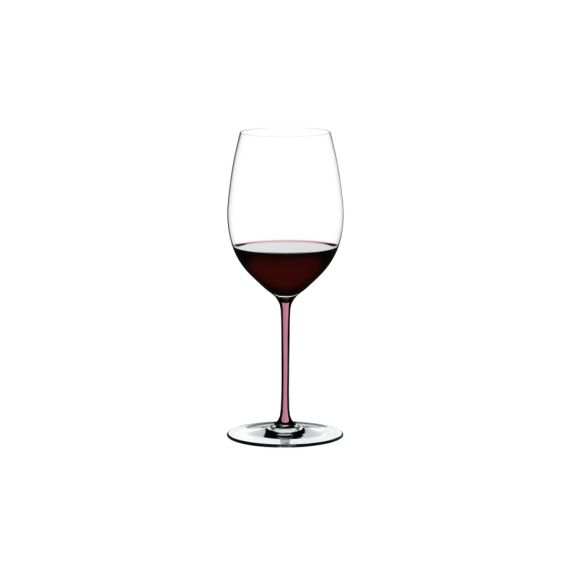 Бокал для красного вина Cabernet/Merlot ручной работы 4900/0MA, 709 мл, сиреневая ножка, серия Fatto a Mano, Riedel
