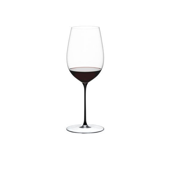 Бокал для вина Superleggero Bordeaux Grand Cru, 953 мл, 6425/00B, черная ножка, Riedel