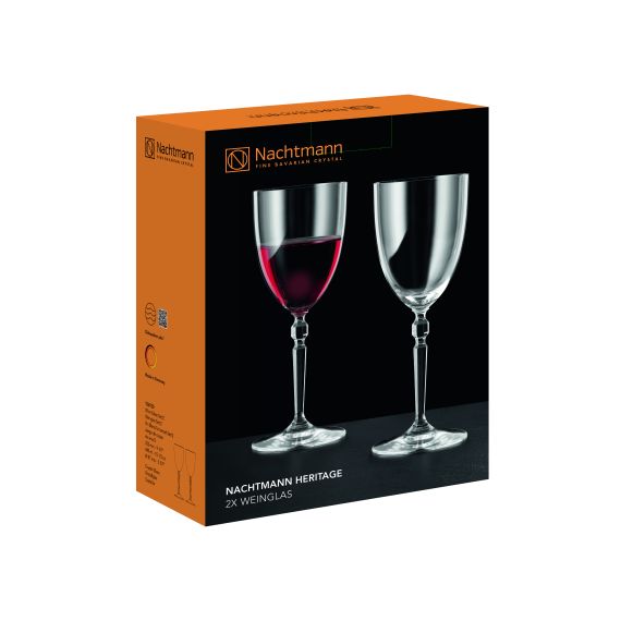Набор бокалов для вина Heritage, 2 шт,  468 мл, хрусталь, Nachtmann, изображение 6