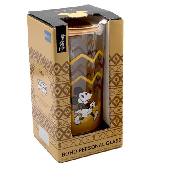 Стакан 465 мл с коричневой крышкой, серия BOHO Disney, Lucaris, изображение 2