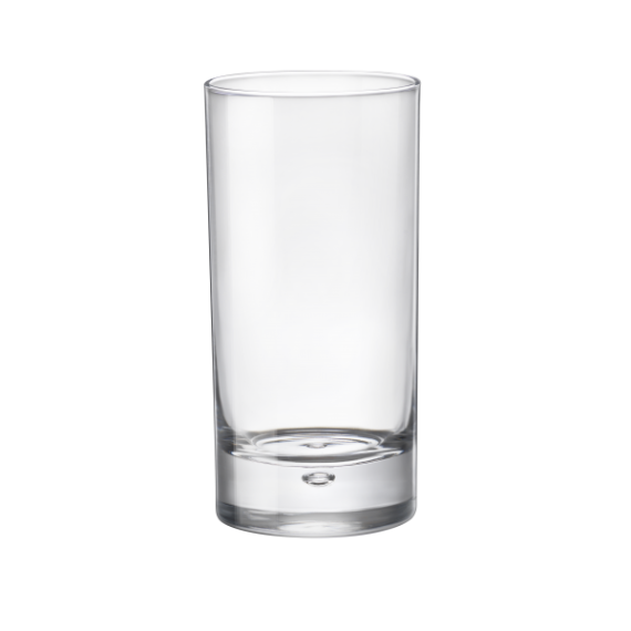 Набор высоких стаканов с толстым дном Barglass, 6 шт, 375 мл, h 14,5 см d 7 см, хрустальное стекло, Bormioli Rocco