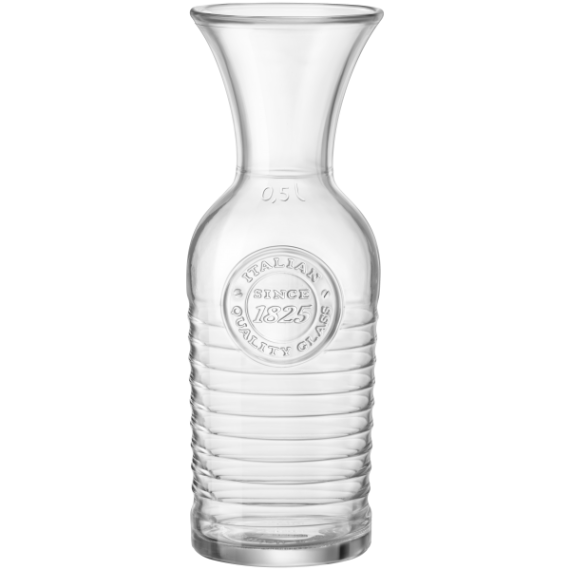 Графин Officina 1825, 500 мл, D81 мм, H227 мм, хрустальное стекло, Bormioli Rocco