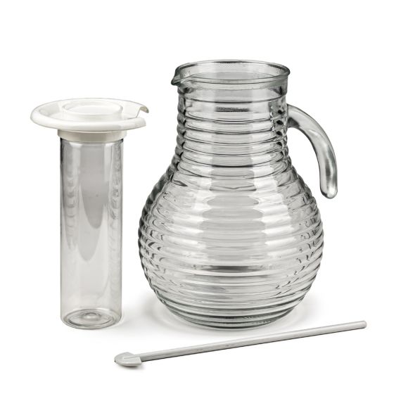 Кувшин с белой крышкой 2 л, стекло, серия VIVA, 135800MAT121990, Bormioli Rocco, изображение 2