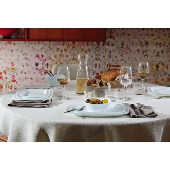 Салатник квадратный 24 см, стеклокерамика, серия PARMA, Bormioli Rocco, изображение 3